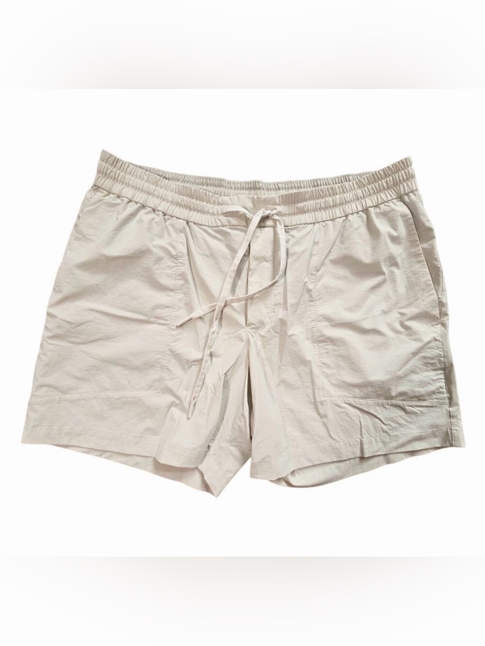 Lululemon Bowline Short 6" Stretch Ripstop sz XXL Off White, Bone Colored